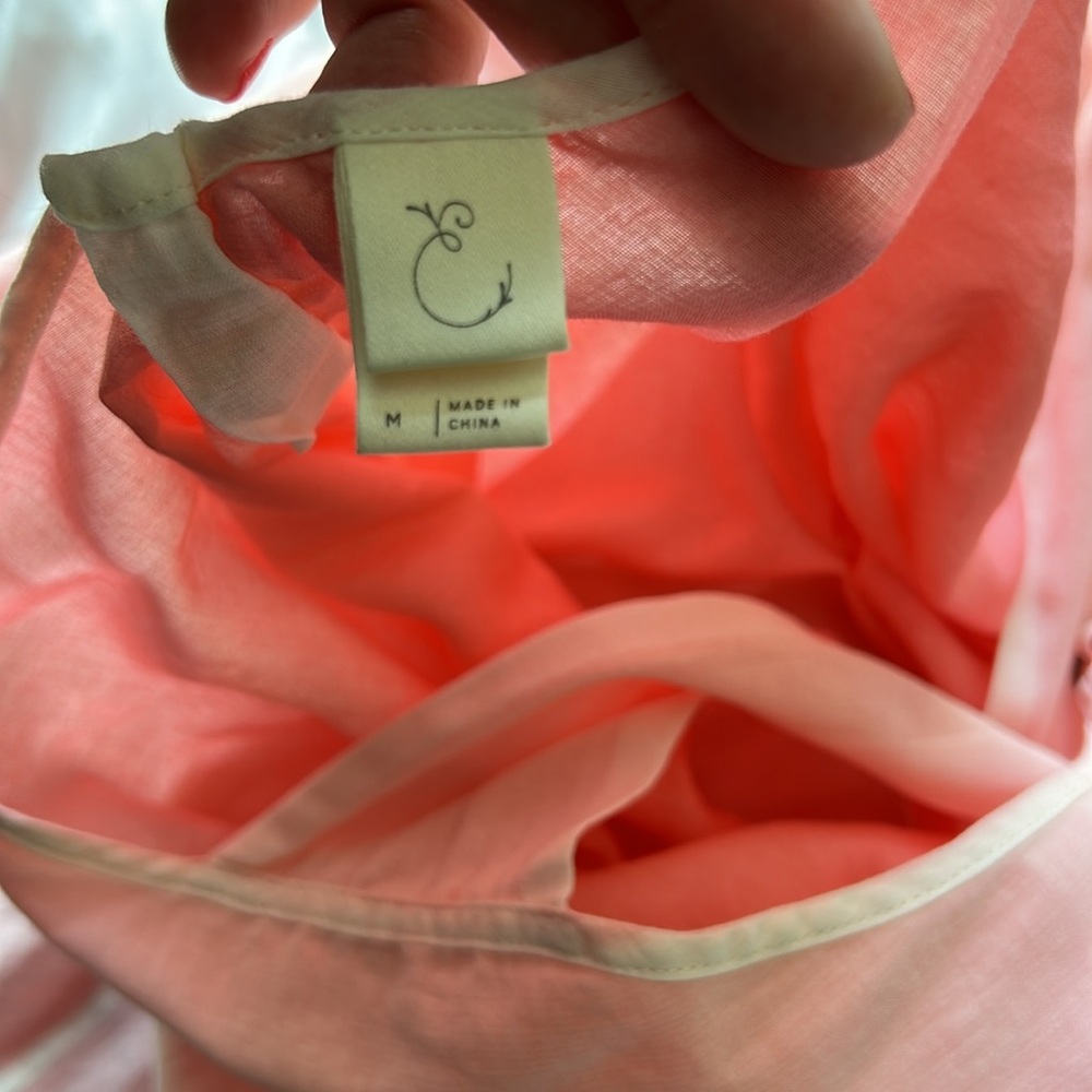 Eloise cross- cross strap, low back cotton slip dress - Picture 6 of 10